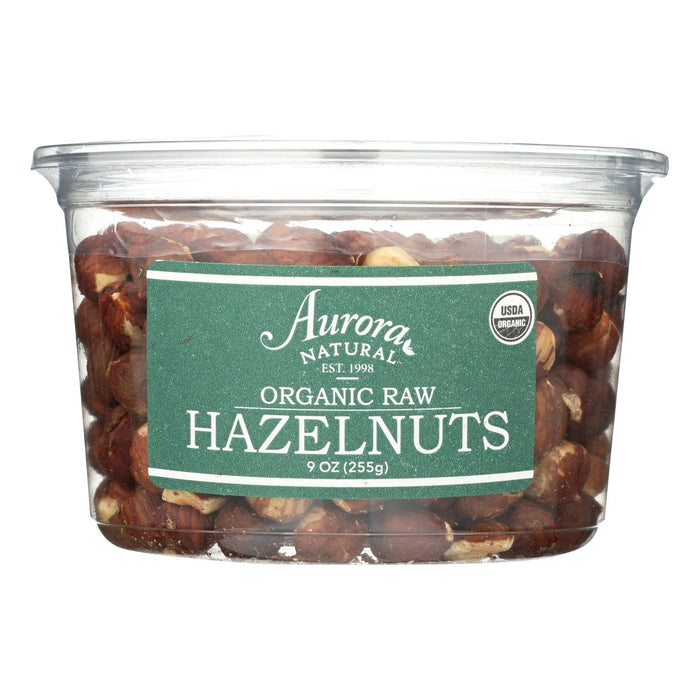 Aurora Natural Products Organic Raw Hazelnuts, 12 Pack, 9 Oz.