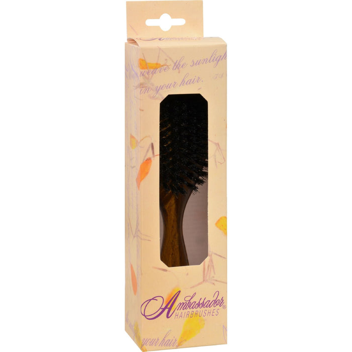 Fuchs Oval Veined Wood Boar Bristle Brush - 1 Case
