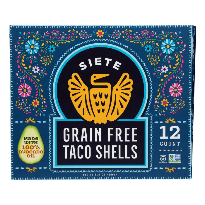 Siete Grain-Free Taco Shells: Healthy, Gluten-Free Option (12 Pack)