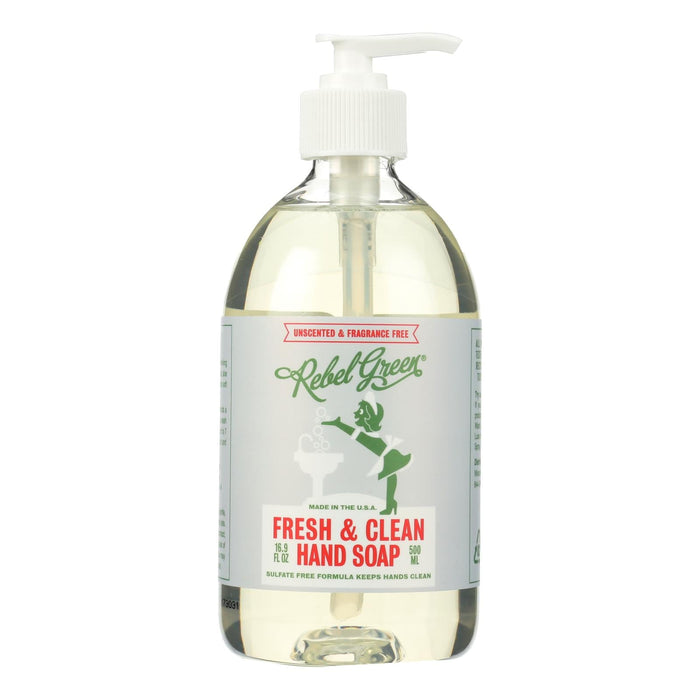 Rebel Green Unscented Hand Soap (4 Pack) - 16.9 Fl Oz Each