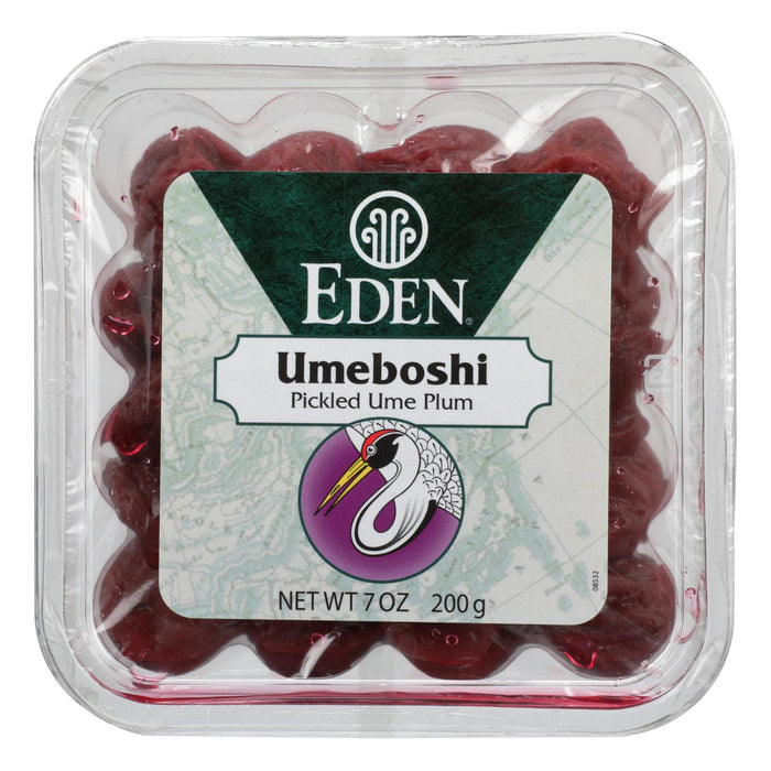 Eden Foods Umeboshi Pickled Japanese Ume Plums - 7.05 Oz