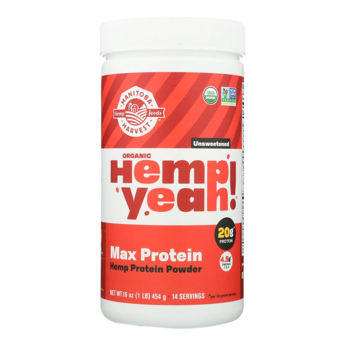 Manitoba Harvest Plant-Based Hemp Pro 70 Protein Supplement 16 Oz.