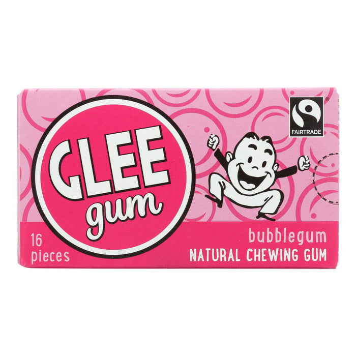 Glee Gum Chewing Gum - Pack of 12 Bubblegum Bags (16 Pieces Each)