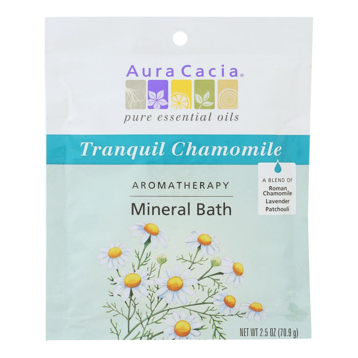 Aura Cacia Tranquility Mineral Bath, 6 Pack - 2.5 Oz Each