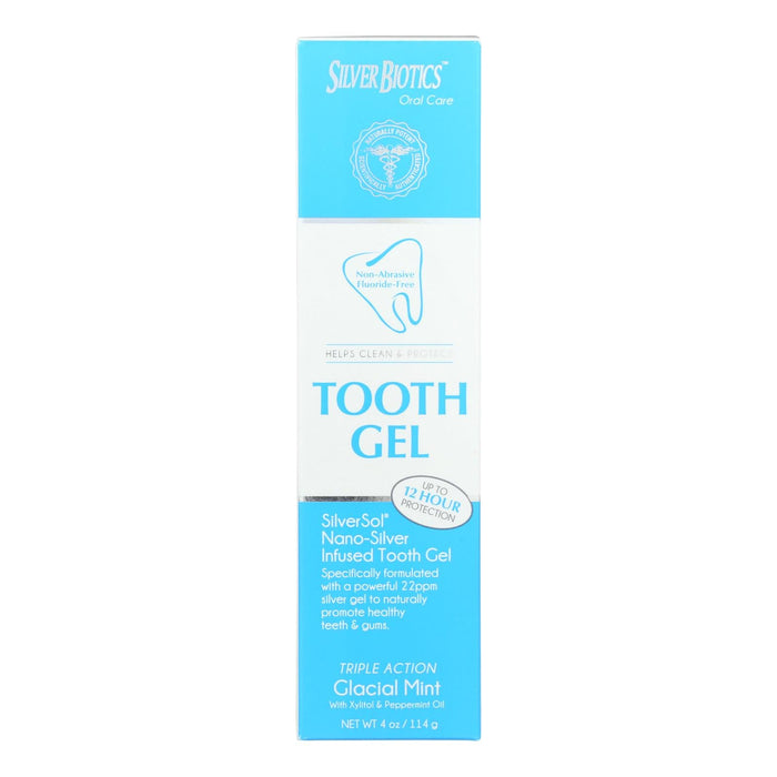 American Biotech Labs Silversol Antibacterial Tooth Gel with Xylitol, 4 Oz.