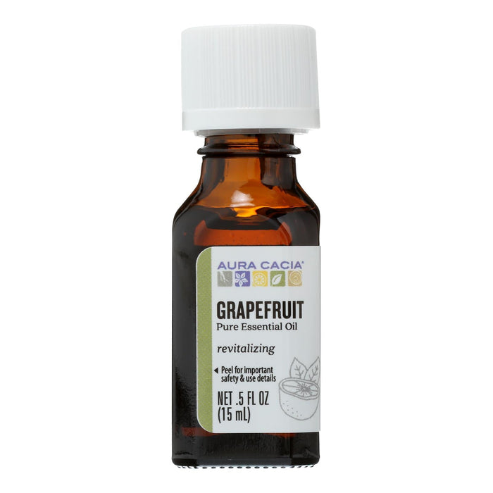 Aura Cacia Pure Grapefruit Essential Oil (0.5 Fl Oz)