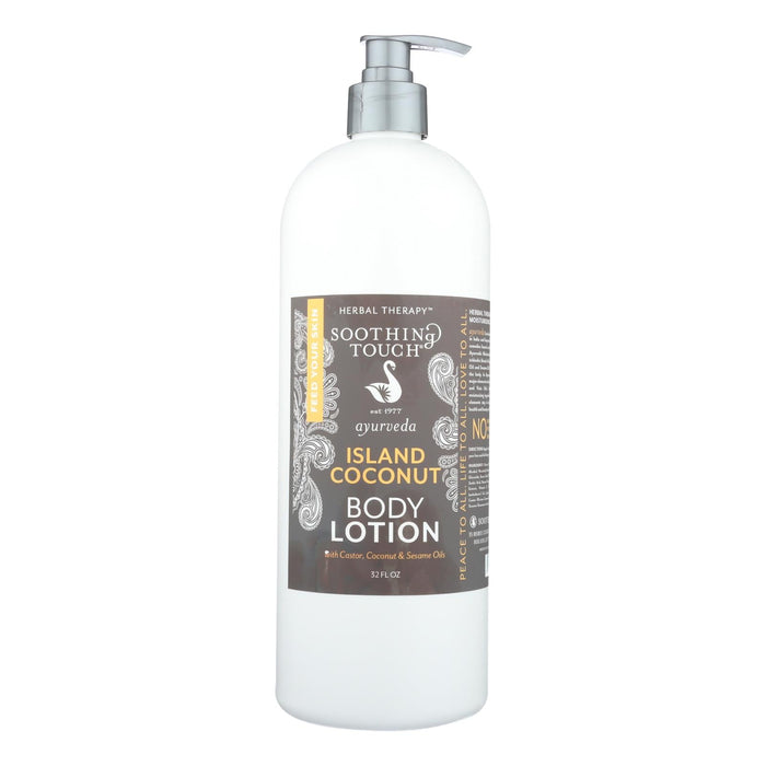 Soothing Touch Island Coconut Hydrating Body Lotion, 32 Fl Oz
