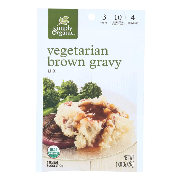 Simply Organic Vegetarian Brown Gravy Seasoning Mix (12pk)