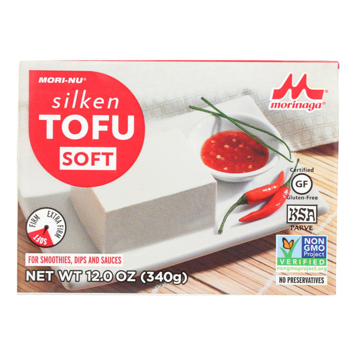 Mori-nu Soft Silken Tofu, 12-Ounce (Pack of 12)