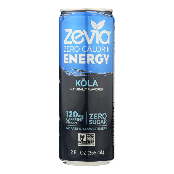 Zevia Zero Calorie Energy Drink - Bold Cola - Case of 12 - 12 Fl Oz