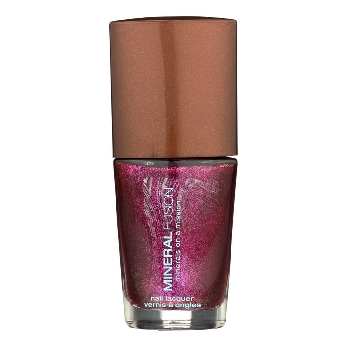 Mineral Fusion Berried Gem Nail Polish - Long-Lasting and Chip-Resistant Vegan Formula (0.33 Oz.)
