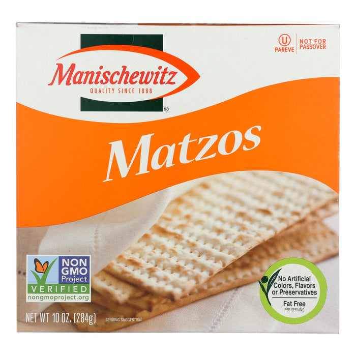 Manischewitz Unsalted Matzo Crackers (Pack of 12) - 10 oz