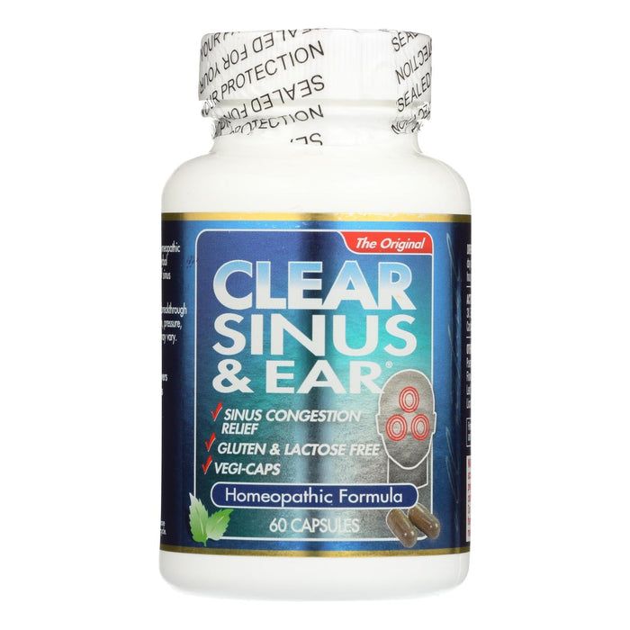 Clear Products Clear Sinus and Ear, 60 Capsules