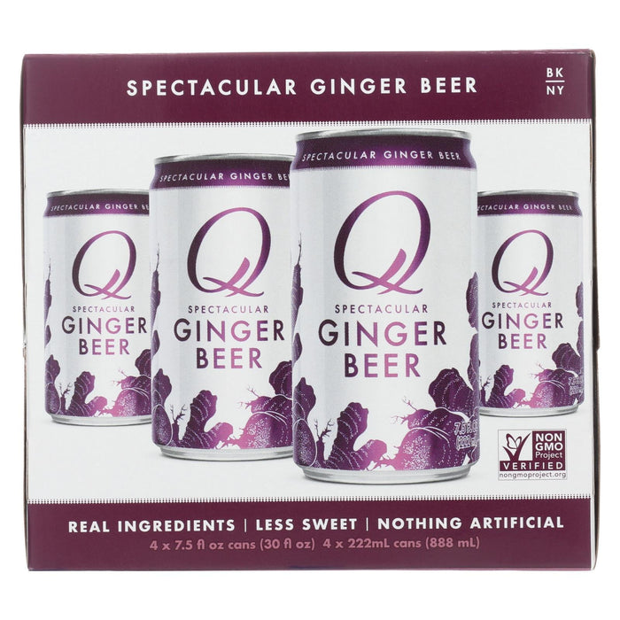 Q Drinks Ginger Beer 6-Pack - 4/7.5fl Oz Cans