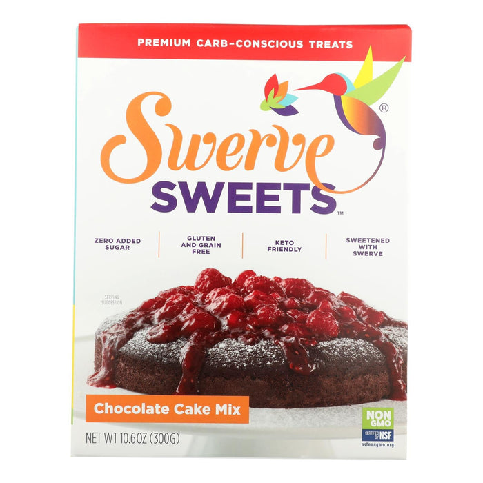 Swerve Sweets Low-Carb Chocolate Cake Mix (Pack of 6 - 10.6 Oz. Each)