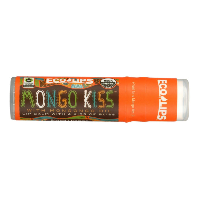 Mongo Kiss Original Lip Balm, Blood Orange Flavor, 0.25 Oz., Pack of 15