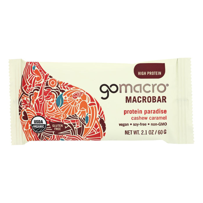 Organic Macrobar - Cashew Caramel (Pack of 12) 2.1 Oz Bars