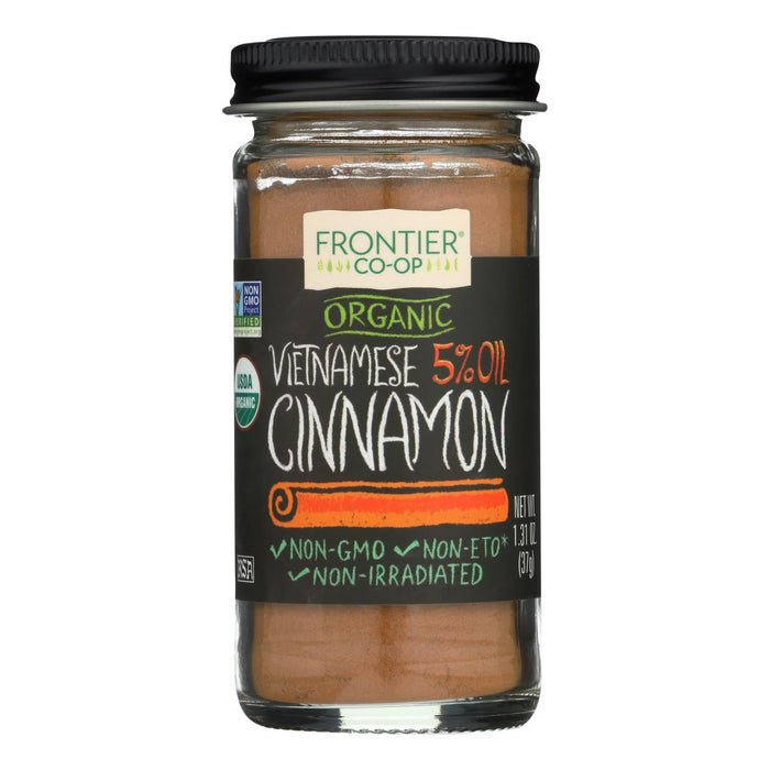 Frontier Organic Vietnamese Ground Cinnamon (1.31 Oz., 5% Oil)