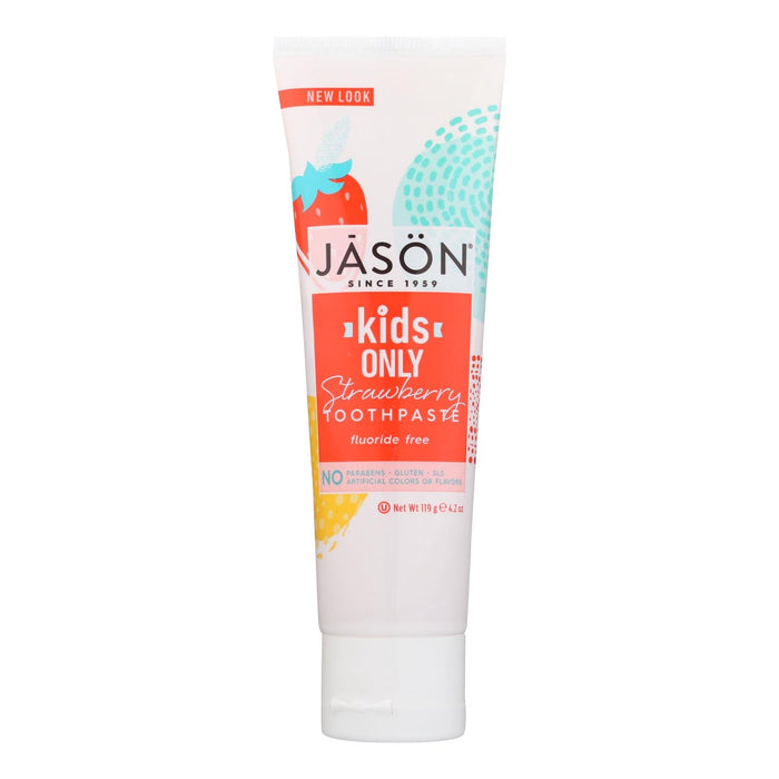 Jason Kids Only Strawberry Natural Toothpaste - 4.2 Oz