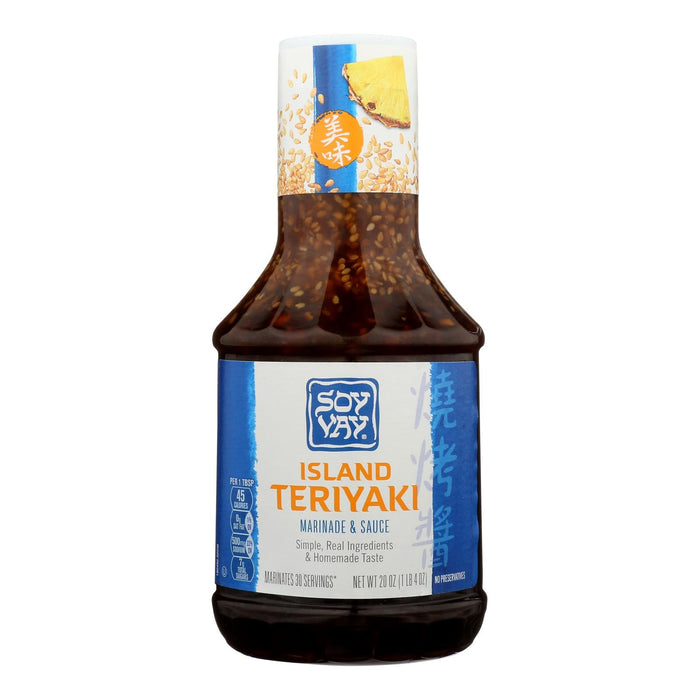 Soy Vay Teriyaki Marinade & Sauce, 6 Pack of 20 Fl Oz Bottles