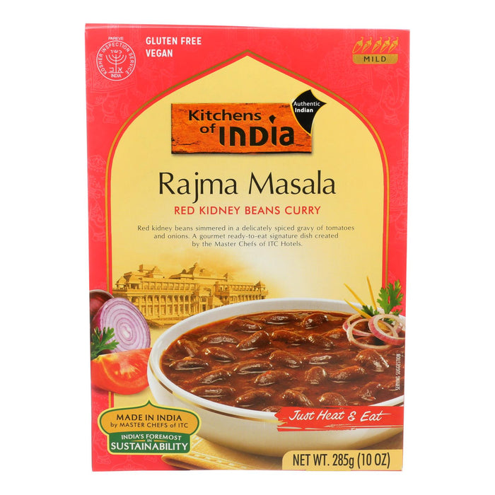 Kitchen Of India Rajma Masala Red Kidney Bean Curry, 6 - 10 oz Packs