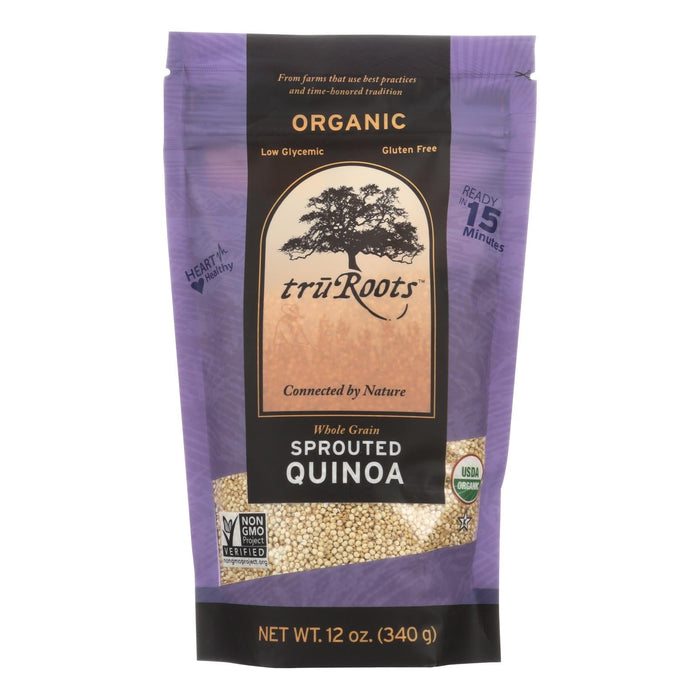 Truroots Organic Trio Quinoa Accents Sprouted Quinoa, 6-Pack of 12 Oz Bags
