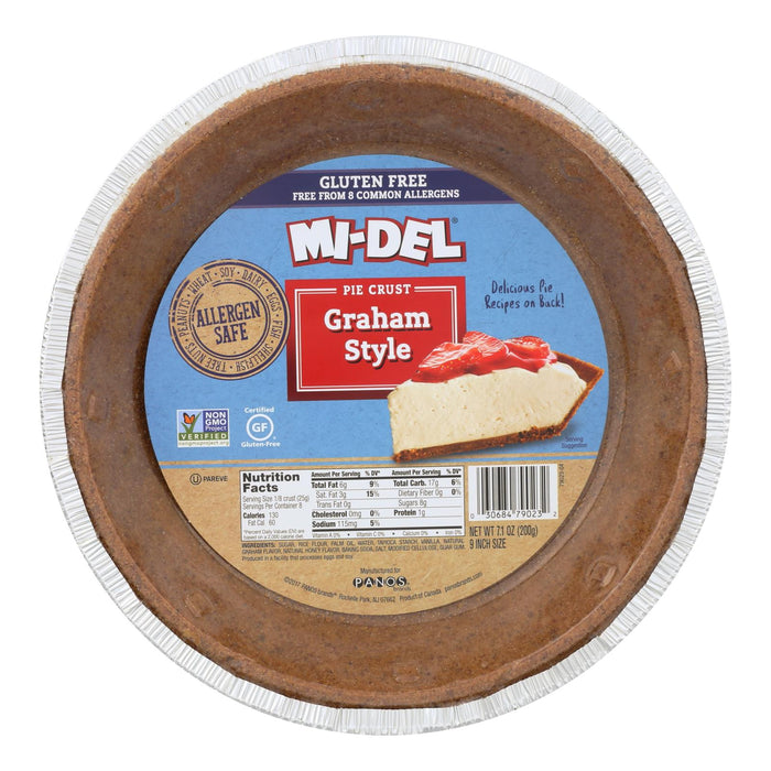 Midel 7.1 Oz. Gluten-Free Graham Style Pie Crusts (12 Pack)