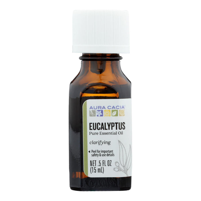 Aura Cacia Eucalyptus Pure Essential Oil (0.5 Fl Oz)