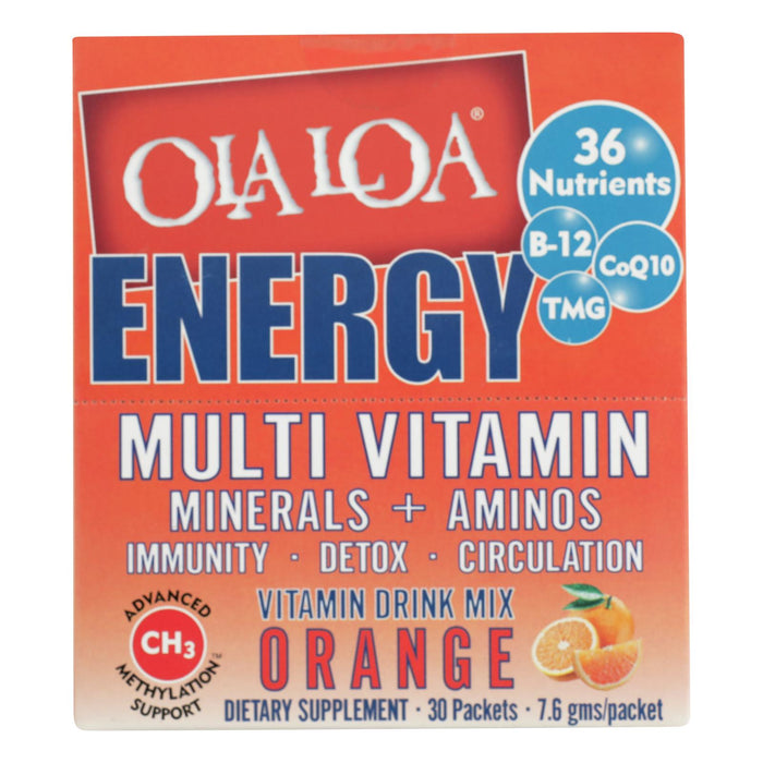 Ola Loa Energy Multi-Vitamin (Pack of 30) - Orange