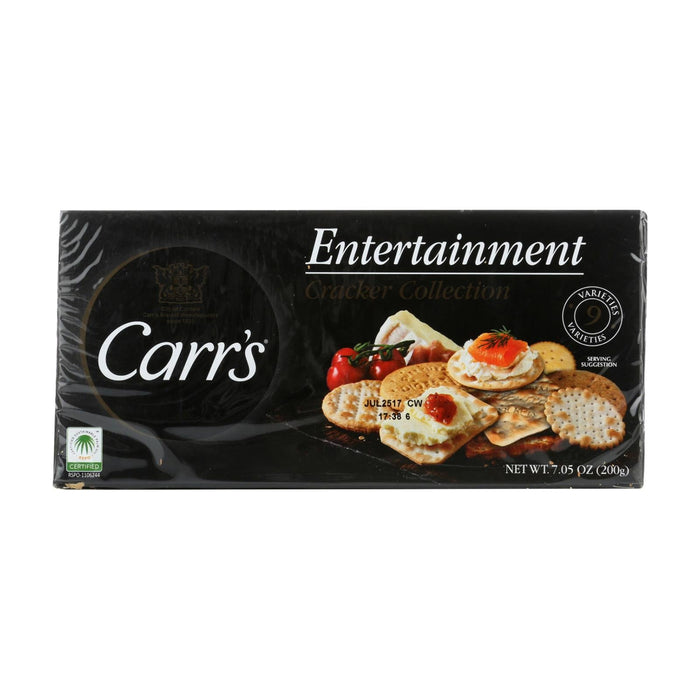 Carr's Crackers Entertainment Collection Assortment Variety Pack, 7.05 Oz. Box
