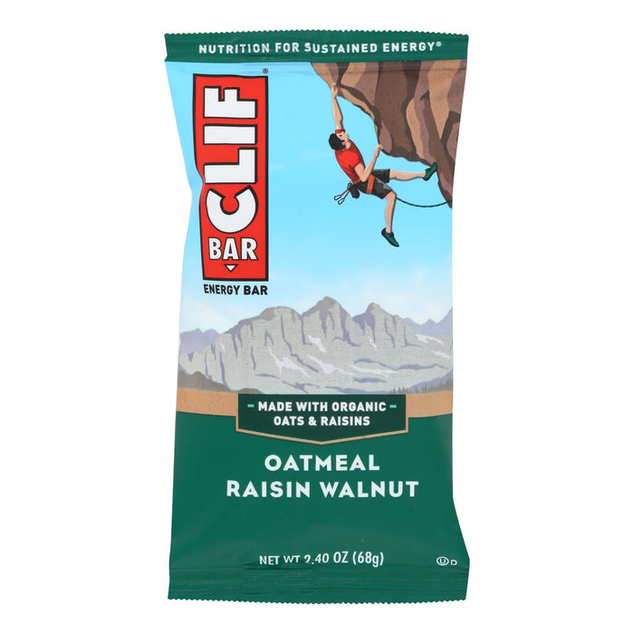 CLIF BAR Oat Raisin Walnut Organic Energy Bar - 2.4 oz. - (Pack of 12)