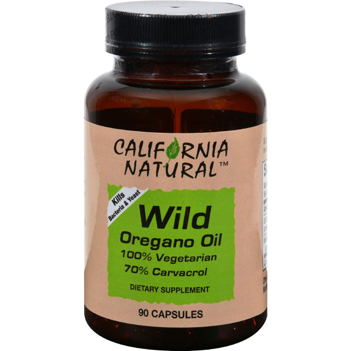 California Natural Wild Oregano Oil: Powerful Immune & Digestive Support (400mg, 90 Caps)