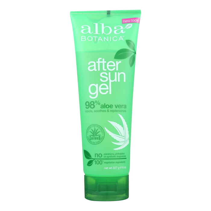 Alba Botanica Aloe Vera After Sun Gel - 8 Oz.