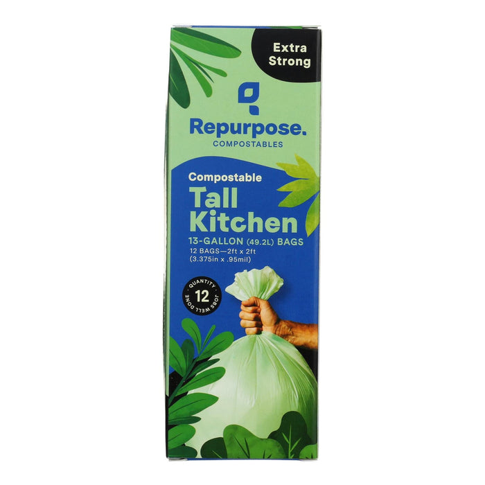 Tall Kitchen Compostable RePurpose Bags, 12-Count (Case of 20)