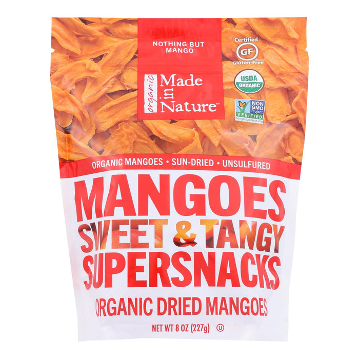 Made In Nature Premium Mango Slices | All-Natural, No Sugar Added | Non-GMO, Gluten-Free | 6-Pack (8 Oz. Each)