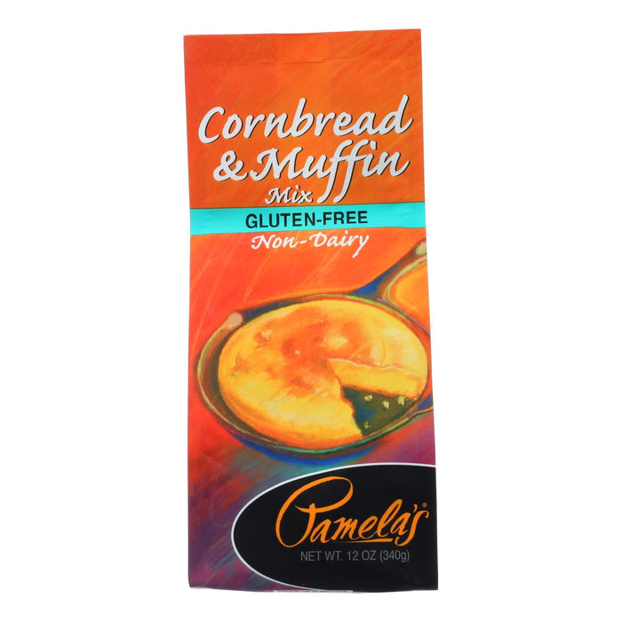 Pamela's Products Cornbread & Muffin Mix (Pack of 6 - 12 Oz.)