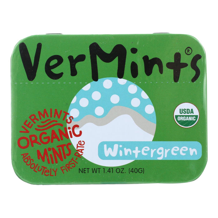 Vermints Breath Mints, Wintermint, 1.41 Oz, Pack of 6