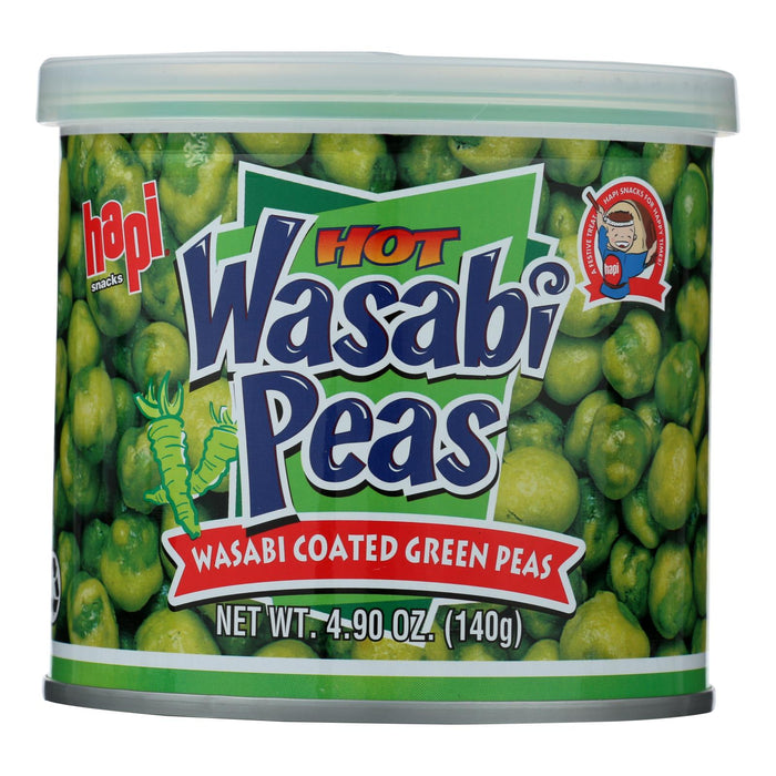Hapi Green Peas Hot Wasabi (Pack of 24 - 4.9 Oz.)