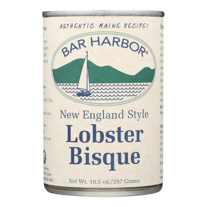 Bar Harbor New England Lobster Bisque, Creamy Rich Soup, Pack of 6 - 10.5 Oz.