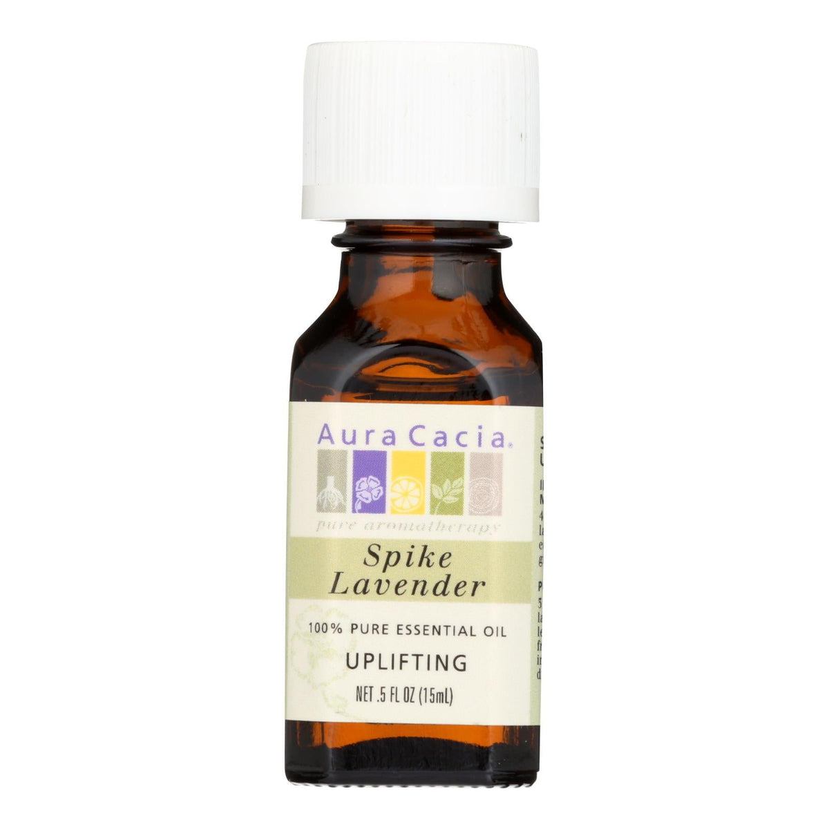 Aura Cacia 100% Pure Spike Lavender Essential Oil, 0.5 Fl Oz ...