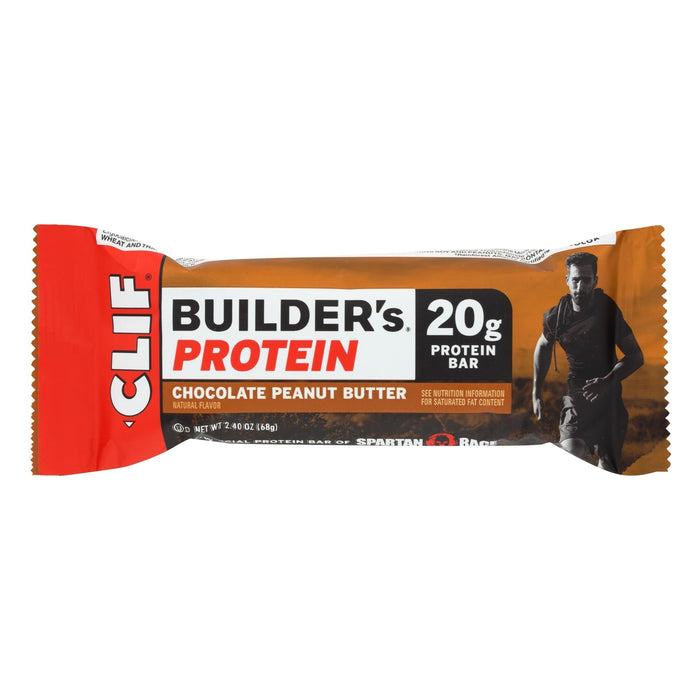 Clif Bar Builder's Protein Bar - Chocolate Peanut Butter, 12 x 2.4oz