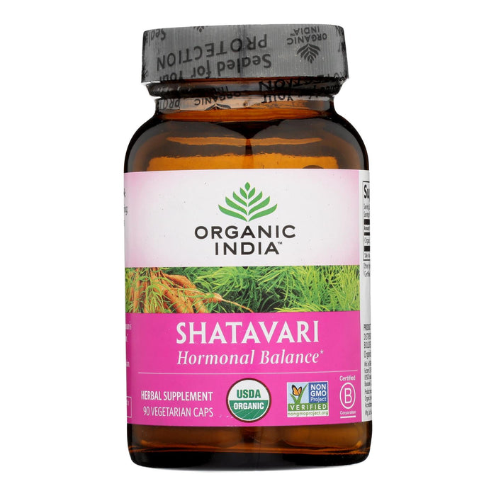 Organic India Shatavari Supplement, 90 Vegetarian Capsules