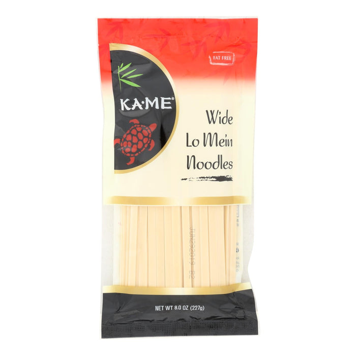 Ka'me Wide Lo Mein Noodles, 8 Oz. (Pack of 12)