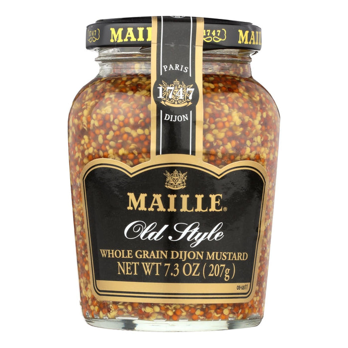 Maille Old Style Whole Grain Dijon Mustard, 6 Pack (7.3 Oz. Each)