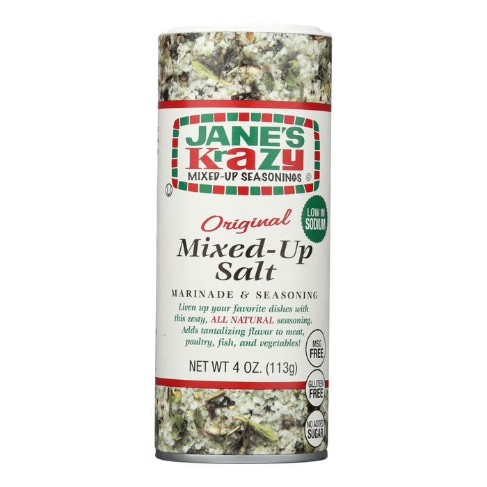 Jane's Original Mixed-up Salt, 4 Oz. (Pack of 12)