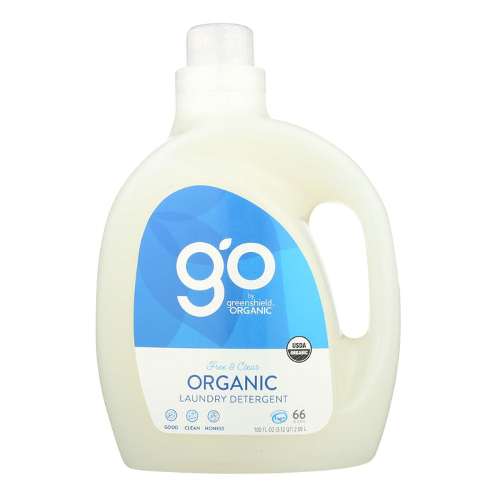 Green Shield Organic Laundry Detergent - Free and Clear, 2 x 100 Fl Oz