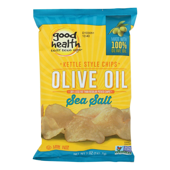 Good Health Sea Salt Kettle Chips (Pack of 12) - 5 Oz. Each