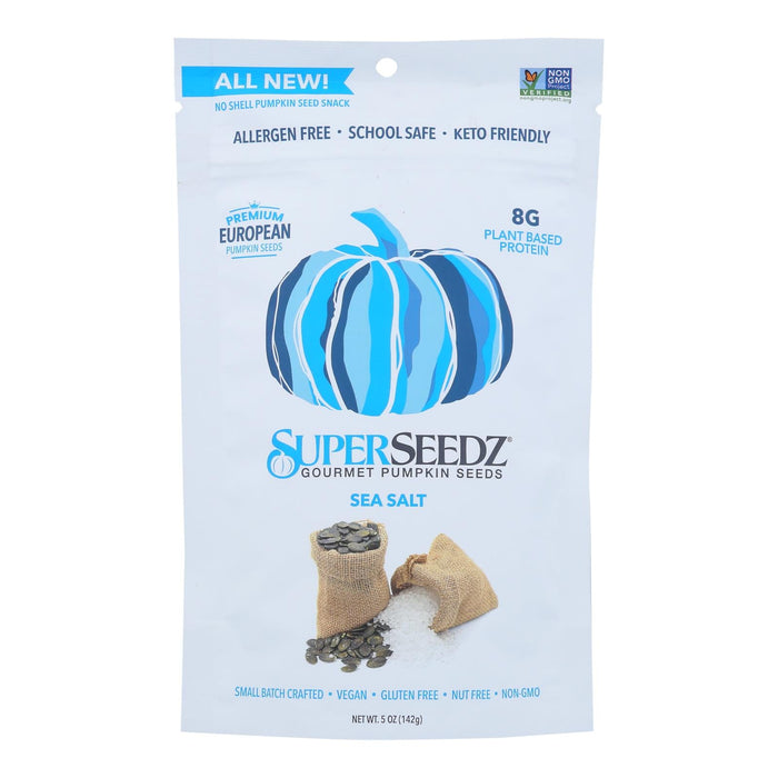 Superseedz Pumpkin Seeds: Sea Salt Seasoned (6 Pack, 5 Oz. Each)