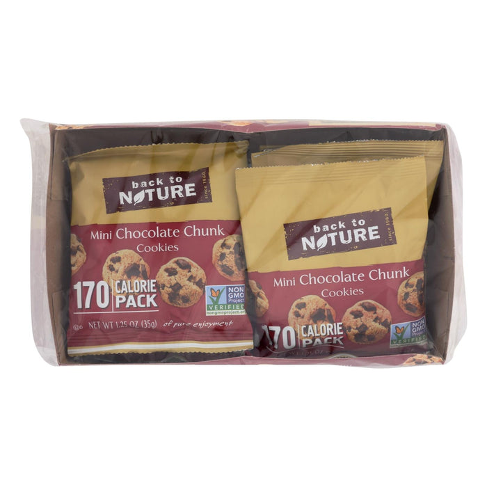 Back To Nature Mini Chocolate Chunk Cookies (Pack of 4)