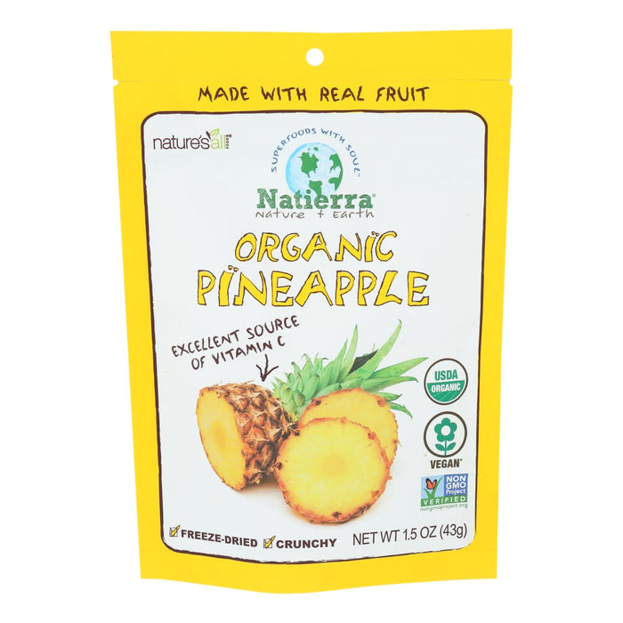 Natierra Freeze-Dried 1.5 Oz. Pineapple Slices (Pack of 12)